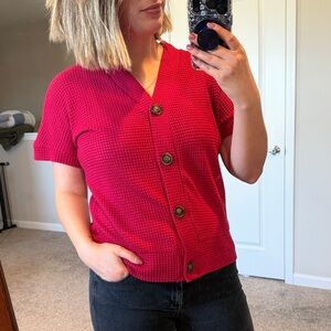 Pink Sweater Top Small